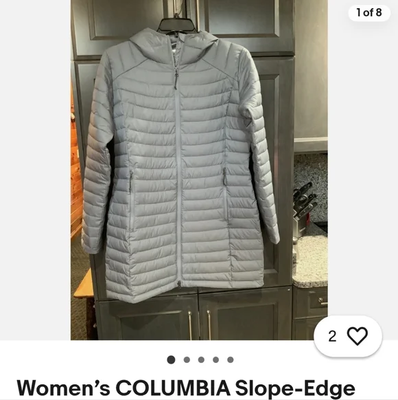 Columbia Grey Slope Edge Mid Jacket Sz XXL NWOT - Picture 1 of 10